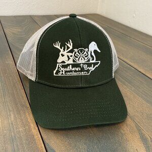 Southern Bred Huntsmen Green Snapback Mesh Truckers Hat Hunters Cap (G9)